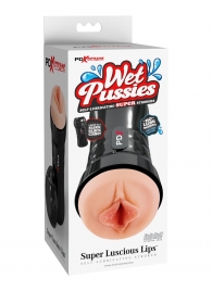 Мастурбатор-вагина в колбе Super Luscious Lips - Pipedream - в Старом Осколе купить с доставкой