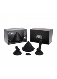 Конусный вибромассажер Cowgirl Cone с 2 насадками - CowGirl - купить с доставкой в Старом Осколе