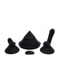 Конусный вибромассажер Cowgirl Cone с 2 насадками - CowGirl - купить с доставкой в Старом Осколе