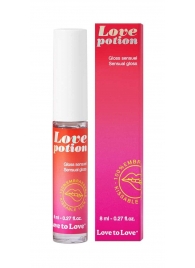 Возбуждающий блеск для губ Love Potion - 8 мл. - Love to Love - купить с доставкой в Старом Осколе