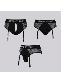 Трусики для фиксации насадок Strap-on-me Harness Lingerie Diva XS - Strap-on-me - купить с доставкой в Старом Осколе