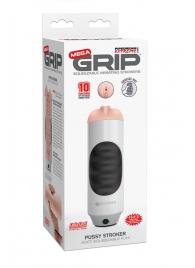 Мастурбатор-вагина Extreme Toyz Mega Grip Vibrating Stroker Mouth - Pipedream - в Старом Осколе купить с доставкой