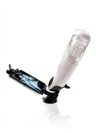 Перезаряжаемый мастурбатор-вагина с держателем для мобильных устройств Extreme Toyz Me - Pipedream - в Старом Осколе купить с доставкой