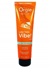 Гель с эффектом вибрации Lube Tube Vibe Low Sex On The Beach - 100 мл. - ORGIE - купить с доставкой в Старом Осколе
