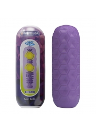 Фиолетовый мастурбатор Venus-X Twin balls - Baile - в Старом Осколе купить с доставкой