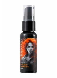 Гель с эффектом вибрации Volcano Of Passion со вкусом вишни - 25 мл. - Erotist Lubricants - купить с доставкой в Старом Осколе