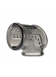 Дымчатая насадка на пенис и мошонку - Baile - в Старом Осколе купить с доставкой