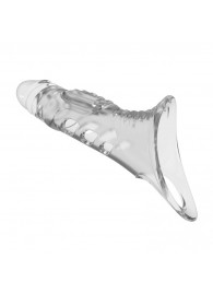 Прозрачная насадка на пенис - 22 см. - Baile - в Старом Осколе купить с доставкой
