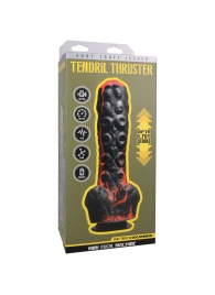 Черно-красная мини-машина на присоске Tendril Thruster - 21,6 см. - Doc Johnson - купить с доставкой в Старом Осколе