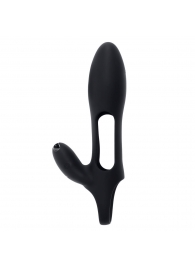 Черная насадка на пенис с вибрацией Nautilus - Zero Tolerance - в Старом Осколе купить с доставкой