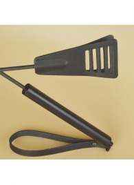 Черный кожаный стек «Сириус» - 60 см. - Sitabella - купить с доставкой в Старом Осколе