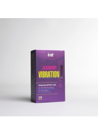 Стимулирующий гель с эффектом вибрации Blackberry Vibration - 15 мл. - INTT - купить с доставкой в Старом Осколе