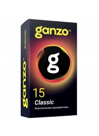 Классические презервативы с обильной смазкой Ganzo Classic - 15 шт. - Ganzo - купить с доставкой в Старом Осколе