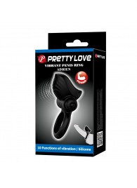 Черное эрекционное кольцо с вибрацией Adrien - Baile - в Старом Осколе купить с доставкой