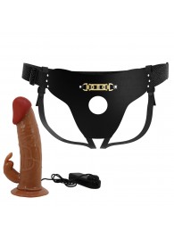 Мужской полый страпон с вибрацией Marion - Baile - купить с доставкой в Старом Осколе