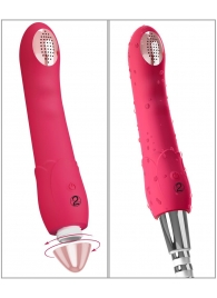 Малиновая насадка на душ с вибрацией Showers to orgasm - 20,1 см. - Orion - купить с доставкой в Старом Осколе