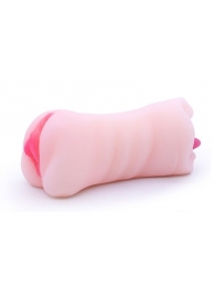 Телесный двусторонний мастурбатор - вагина и ротик - Boys of Toys - в Старом Осколе купить с доставкой