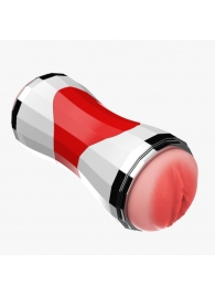 Двусторонний мастурбатор в колбе Power Grip Cup - вагина и ротик - Boys of Toys - в Старом Осколе купить с доставкой