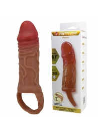 Реалистичная насадка на член Peirre - 15,5 см. - Baile - в Старом Осколе купить с доставкой