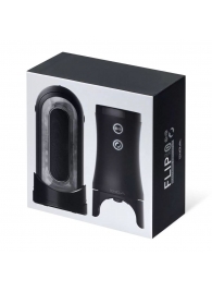 Набор Tenga Flip Zero Electronic Vibrotation: мастурбатор с вибрацией и устройство вращения - Tenga - в Старом Осколе купить с доставкой
