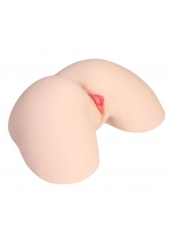 Мастурбатор-полуторс с двойным слоем материала и вибрацией Jenny Onahole Real Hips - KOKOS - в Старом Осколе купить с доставкой