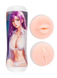 Двусторонний мастурбатор аниме - ротик и вагина - Tokyo Style - в Старом Осколе купить с доставкой