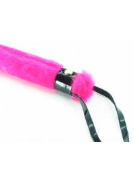 Нежная плеть с розовым мехом BDSM Light - 43 см. - БДСМ Арсенал - купить с доставкой в Старом Осколе