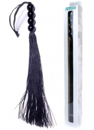 Черная силиконовая плеть - 37 см. - Boys of Toys - купить с доставкой в Старом Осколе