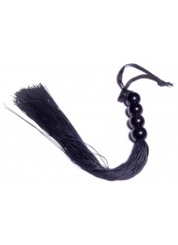 Черная силиконовая плеть - 37 см. - Boys of Toys - купить с доставкой в Старом Осколе