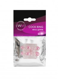 Прозрачная насадка на пенис с цветными шариками - Erowoman-Eroman - в Старом Осколе купить с доставкой