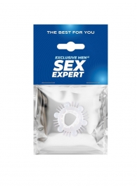 Стимулирующая насадка на пенис с несколькими видами рельефа - Sex Expert - в Старом Осколе купить с доставкой