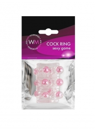 Прозрачная сквозная насадка на пенис с цветными шариками - Erowoman-Eroman - в Старом Осколе купить с доставкой