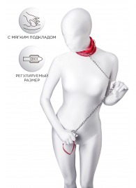 Красный ошейник с подкладкой из меха - ToyFa - купить с доставкой в Старом Осколе
