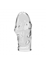 Прозрачная насадка на пенис Booker - 8 см. - Baile - в Старом Осколе купить с доставкой