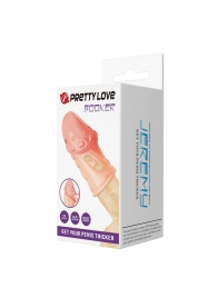 Телесная насадка на пенис Booker - 8 см. - Baile - в Старом Осколе купить с доставкой