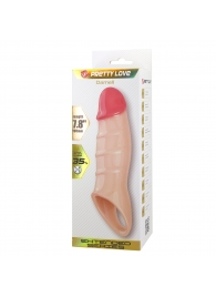 Телесная удлиняющая насадка на пенис Darnel - Baile - в Старом Осколе купить с доставкой