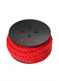Красная веревка для шибари на катушке - 5 м. - Pecado - купить с доставкой в Старом Осколе