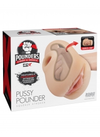 Телесный мастурбатор-вагина Pussy Pounder Squeeze Stroker - Pipedream - в Старом Осколе купить с доставкой