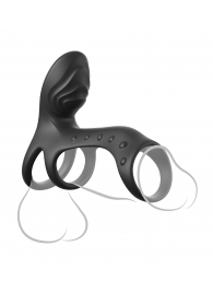 Черная насадка на пенис Ultimate Couples Cage Pro - Pipedream - в Старом Осколе купить с доставкой