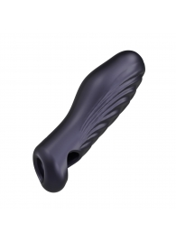 Сливовая силиконовая насадка на пенис с подхватом Manwan Ryzer - Manwan - в Старом Осколе купить с доставкой