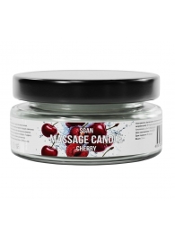 Массажная свеча «Спелая вишня» - 50 мл. - SGAN - купить с доставкой в Старом Осколе