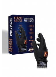 Черная виброперчатка для массажа Fuzu на правую руку - Fuzu