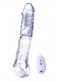 Прозрачная насадка-удлинитель Length Enhancer With Bullet с подхватом - 22,3 см. - NMC - в Старом Осколе купить с доставкой