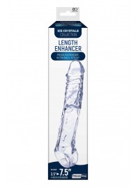 Прозрачная насадка-удлинитель Length Enhancer с подхватом - 22,3 см. - NMC - в Старом Осколе купить с доставкой