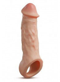 Телесная насадка-удлинитель Intrepid 9.25 Inch Realistic Penis Extender Sleeve - 23,5 см. - Blush Novelties - в Старом Осколе купить с доставкой