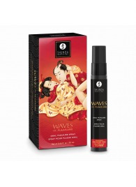 Оральный спрей Waves of Pleasure с ароматом клубники и шампанского - 20 мл. - Shunga - купить с доставкой в Старом Осколе