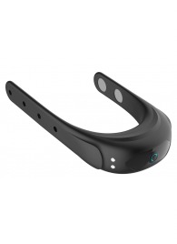 Черное эрекционное виброкольцо на ремешках - Boys of Toys - в Старом Осколе купить с доставкой