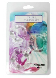 Набор из 3 эрекционных прозрачных колец - Boys of Toys - в Старом Осколе купить с доставкой