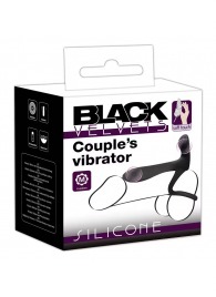 Черная насадка на член с вибрацией Couple’s Vibrator - Orion - в Старом Осколе купить с доставкой