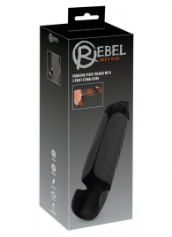 Черный вибромастурбатор с трехточечной стимуляцией Penis Trainer with 3 Point Stimulation - Orion - в Старом Осколе купить с доставкой